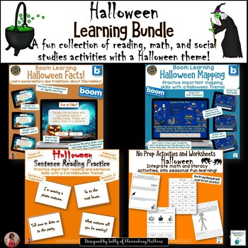 Preview of Halloween Bundle: A Collection of Reading, Math, and Social Studies Learning!