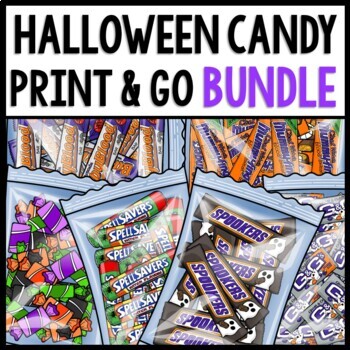 Preview of Halloween Bundle - Special Education - Life Skills - Bundle - Math - ELA