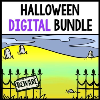 Preview of Halloween Bundle - Special Education - Life Skills - DIGITAL Bundle - Math - ELA