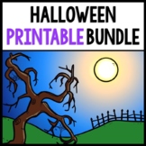 Halloween Bundle - Special Education - Life Skills - Print
