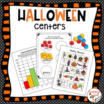 Preview of Halloween Centers - Math, Reading and Writing