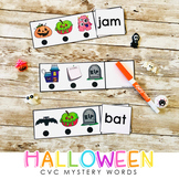 Halloween CVC Mystery Words