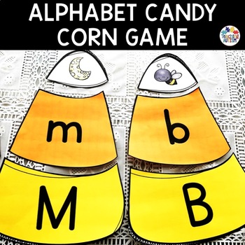 Preview of Halloween Literacy Centers | Alphabet Game