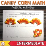 Halloween Candy Corn Math Multiplication and Division