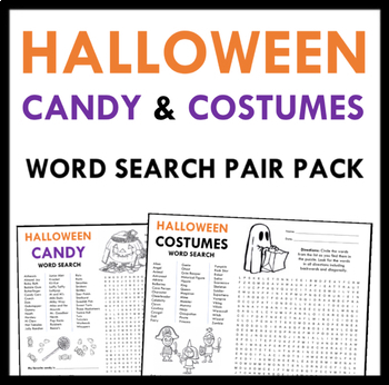 Halloween Bundle - Mad Lib, Word Search, Crossword Puzzle by Teacher  Teamwork