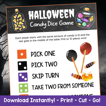 Printable Halloween Party Games for Adults! Print & Play No Stress!