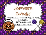 Interactive Math Play Dough Mats: Halloween