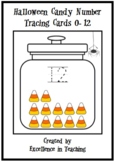 Halloween Candy Jars Number Tracing and Counting Cards!