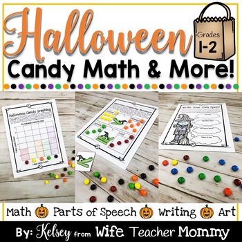 Preview of Halloween Candy Math Activities & More for 1st and 2nd Grade