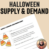 Halloween Candy Supply and Demand Worksheet Economics Acti