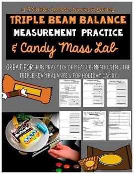 Preview of Triple Beam Balance Practice and Candy Lab