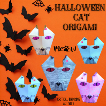 Preview of Halloween Cat Origami 