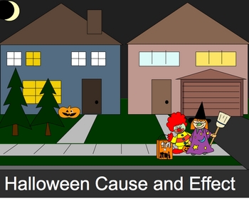 Preview of Halloween Cause and Effect Smartboard Lesson