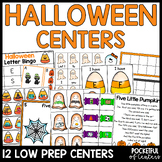 Halloween Centers Kindergarten Math and Literacy Centers A