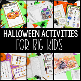 Halloween Activities for Big Kids | Print & Digital