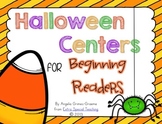 Halloween Centers for Beginning Readers