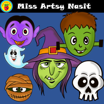 Preview of Halloween Character  Clip Art Bundle