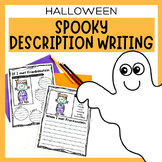 Halloween Writing Description Worksheets | Print & Digital Adjective Activity