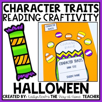 Preview of Halloween Character Traits Reading Craft