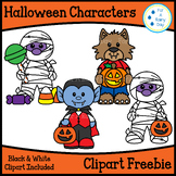 Halloween Characters Clipart Freebie