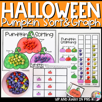 Preview of Halloween Chocolate Candy Sorting and Graphing Mats - Math Activity