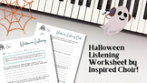 Halloween Choir Listening Worksheet