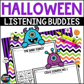 Preview of Halloween Classical Music Activities for October Listening Buddies