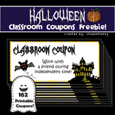 Halloween Classroom Coupons - Freebie!