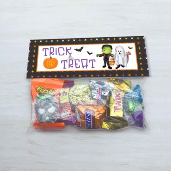 Classroom Treat Bags for Birthday