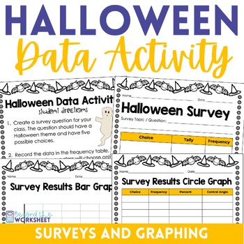 Preview of Halloween Classroom Survey and Graphing Activity
