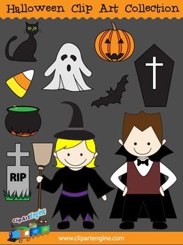 Preview of Halloween Clip Art Collection