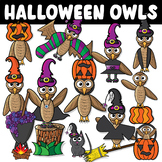 Halloween Clip Art - Owl Clipart - Moveable Images