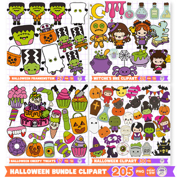Preview of Halloween Clipart Bundle