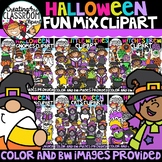 Halloween Clipart Bundle {witches and pumpkins}