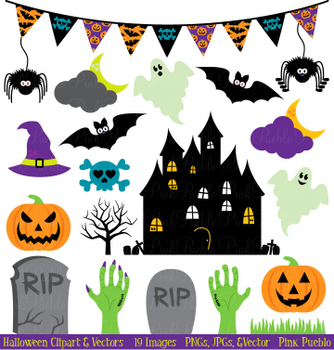 Preview of Halloween Clipart and Vectors