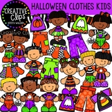 Halloween Clothes Kids {Creative Clips Clipart}