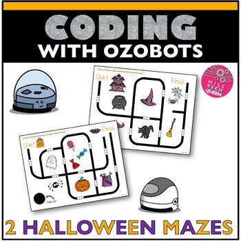 Robot Mazes for use with Ozobots - November Coding