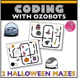 Halloween Coding Ozobot Maze Robot Activities Computer Code Fall