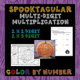 Halloween Multiplication of Multi-Digit Numbers
