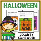 Halloween Color By Sight Word Halloween Activities for Kin