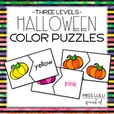 Halloween Color Matching Puzzles - Free