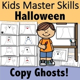 Halloween Ghost Copying - Visual Perception Activity