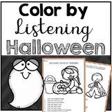 Halloween Color by Listening (A Following Directions Activity)