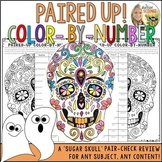 Halloween Color by Number Review Pair Check Activity