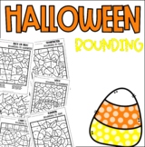 Halloween Color by Number Rounding Tens and Hundreds