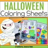 Halloween Coloring Pages - Halloween Color by Number and S