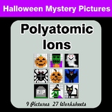 Halloween: Color by Polyatomic Ions - Mystery Pictures