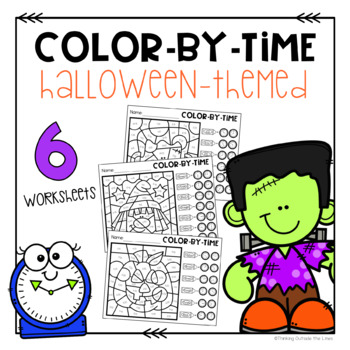 Preview of Halloween Color-by-Time