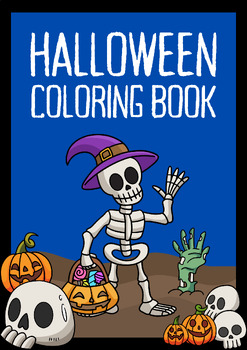 Preview of Halloween Coloring Book