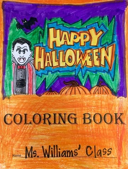 Preview of Happy Halloween Coloring Book